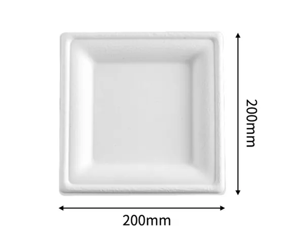 8” Square Plate, DAILYECO product DBA95030
