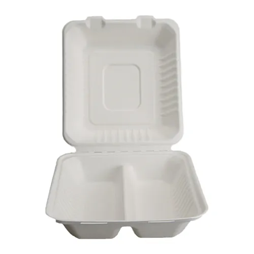 8” 2 Compartment Clamshell, DAILYECO product DBA95263
