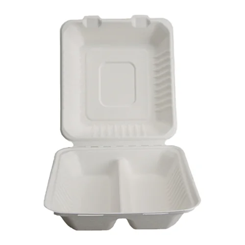 8” 2 Compartment Clamshell, DAILYECO product DBA95263