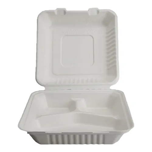 9” 3 Compartment Clamshell, DAILYECO product DBA95266