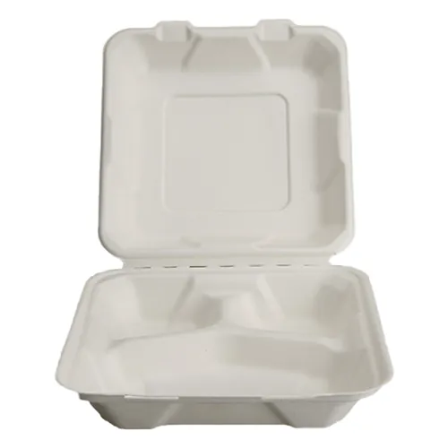 Light 8” 3 Compartment Clamshell, DAILYECO product DBA95275