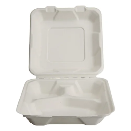 Light 8” 3 Compartment Clamshell, DAILYECO product DBA95275