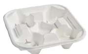 4 Holes Cup Holder (Recycled Paper), DAILYECO product DBA95345