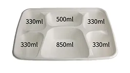 6 Compartment Lunch Box, DAILYECO product DBA95076