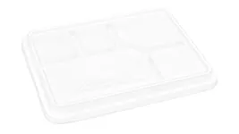 PET Lid for 5 Compartment Deep Lunch Box, DAILYECO product DBA95080