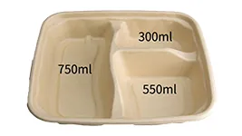 8” 3 Compartment Lunch Box, DAILYECO product DBA95087